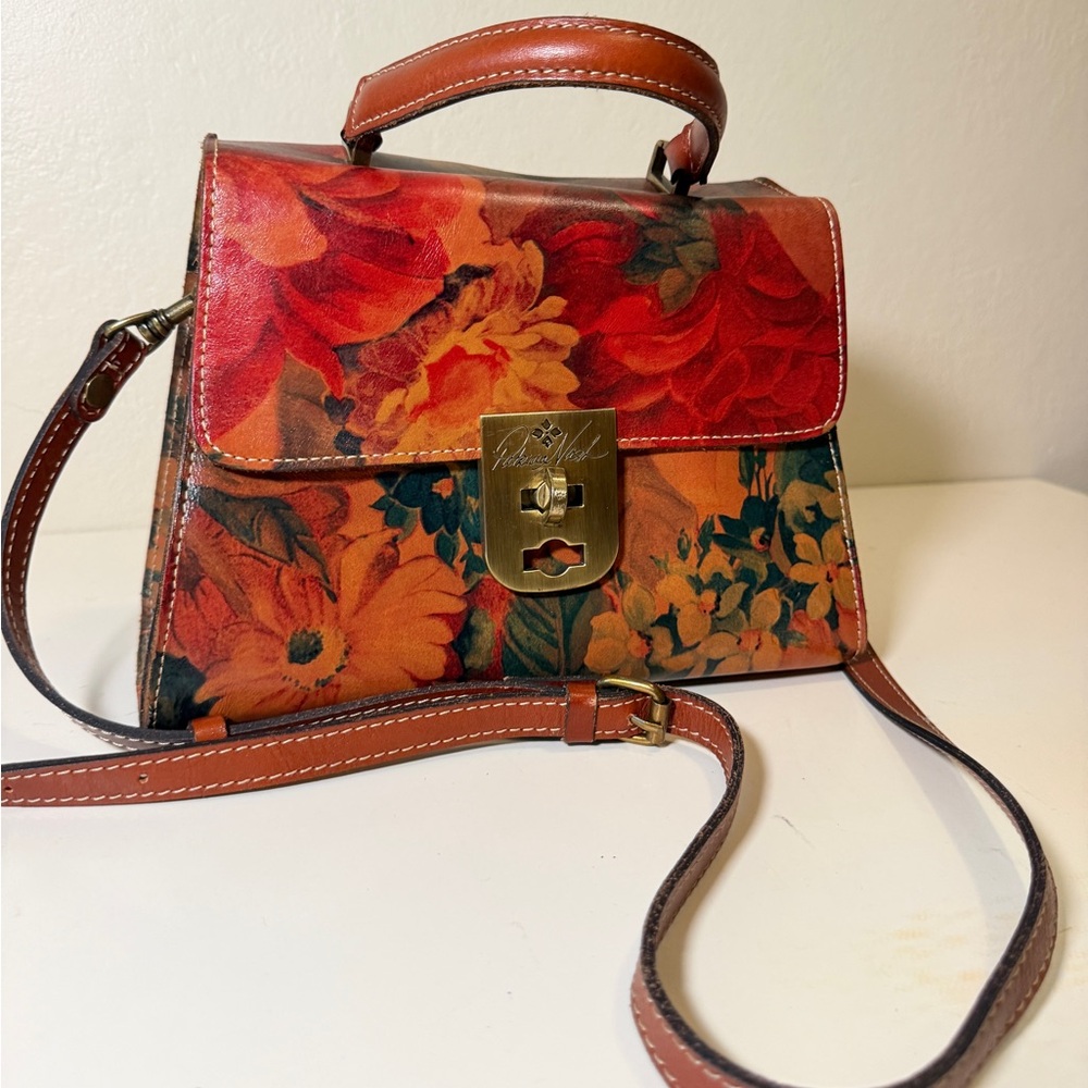 PATRICIA NASH floral handbag